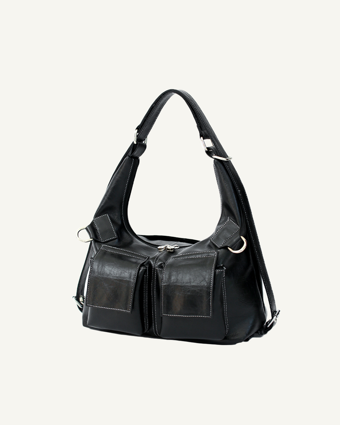 MIKI MINI Marble Black